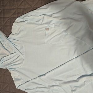 Huk Light Blue Long Sleeve Hoodie